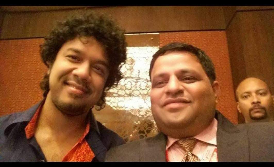 seen from the sky of a big city