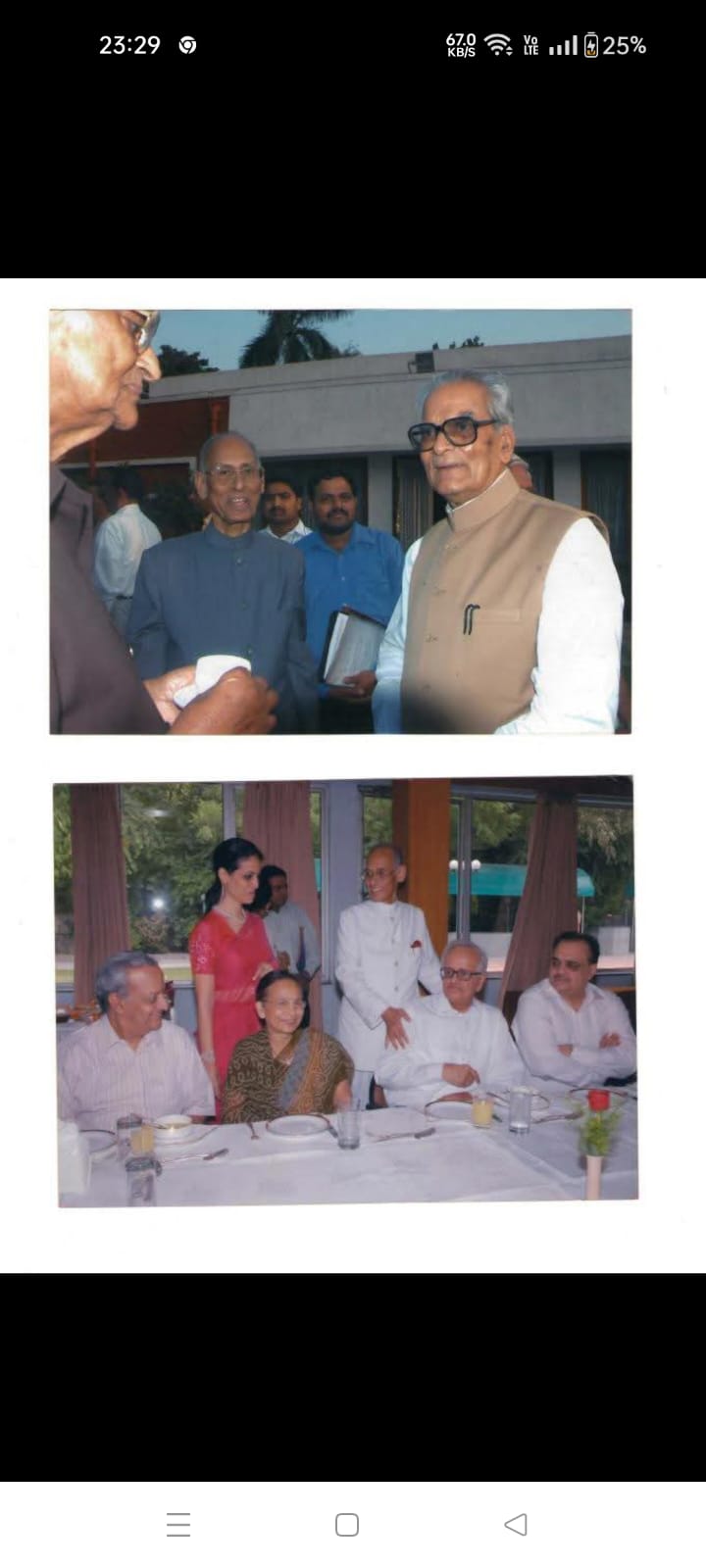 a small street between building